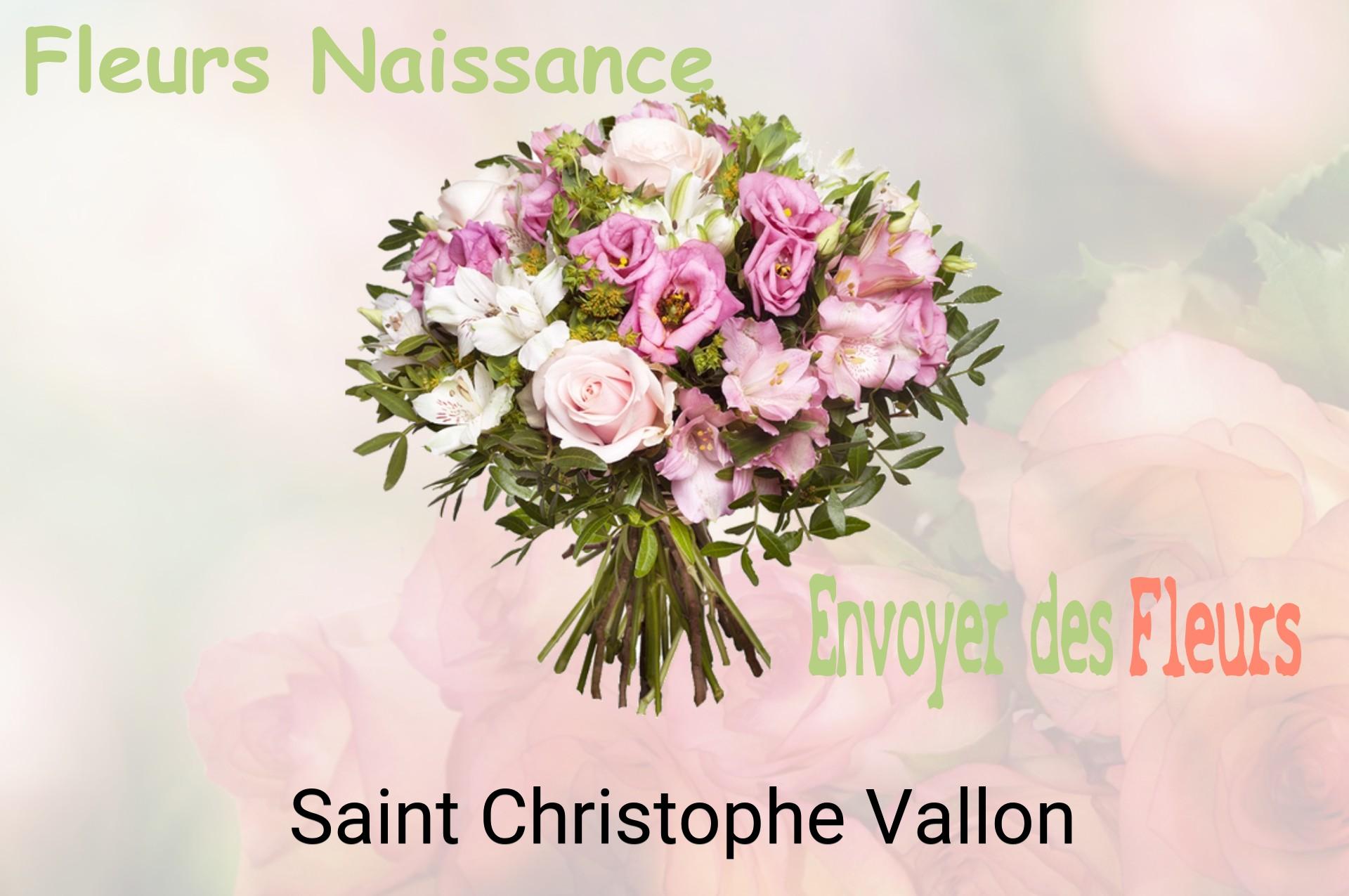 Bouquet de fleurs de naissance livré à Saint-Christophe-Vallon